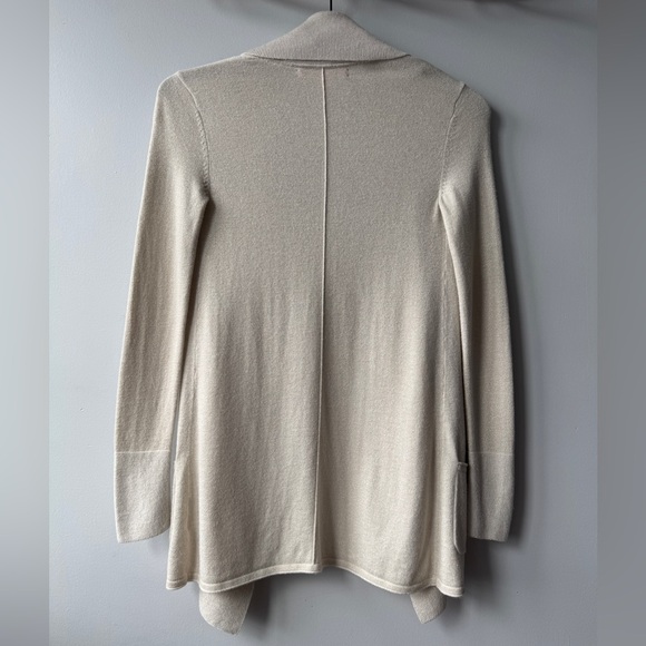 Lilly Pulitzer Heathered Beige Open Front Knit Cardigan Sweater Women's XXS - Picture 2 of 13